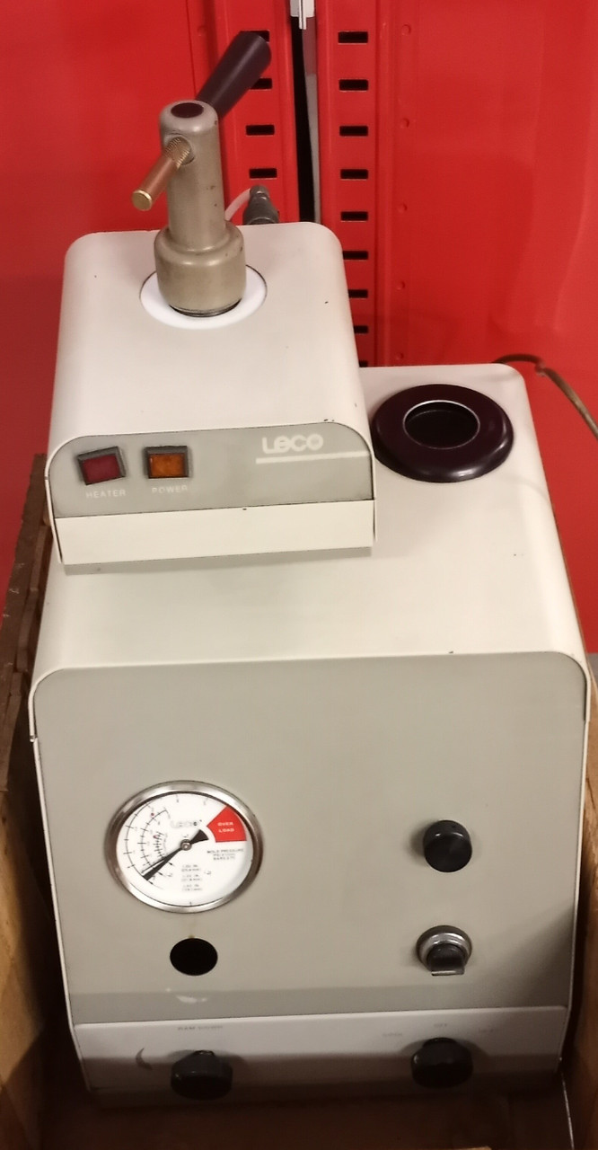 LECO PR-25 Model 814-200 Mounting Press With 807-927-125 Heater/Cooler