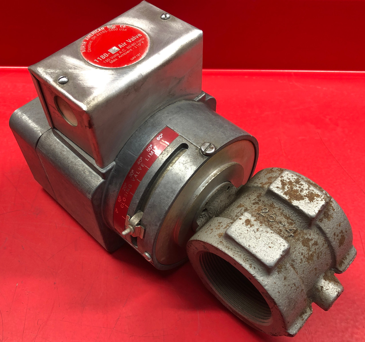 North American Manufacturing 1180-4 2 Position Motorized Butterfly Air Valve
