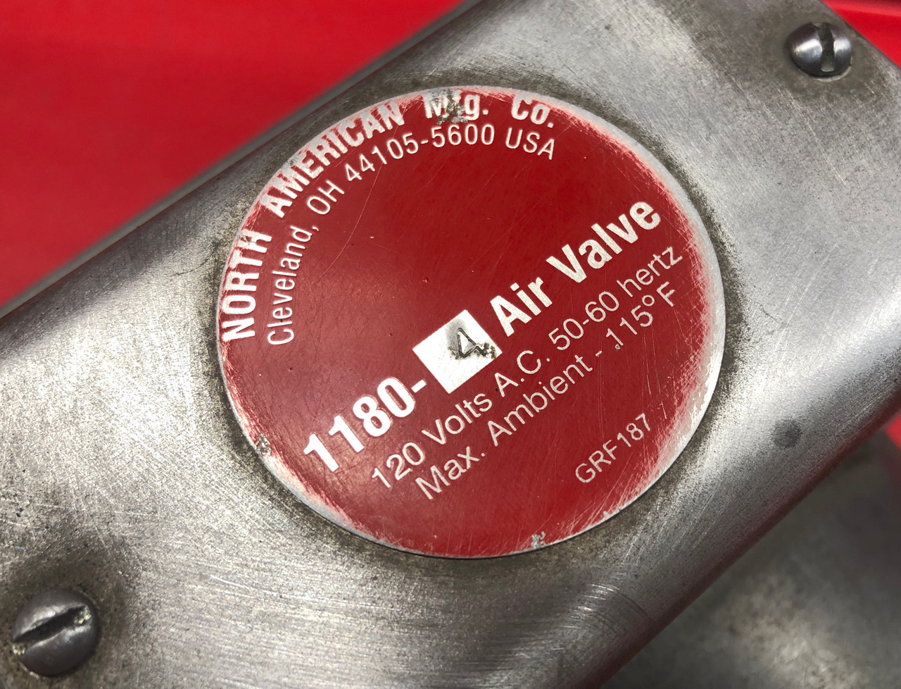 North American Manufacturing 1180-4 2 Position Motorized Butterfly Air Valve