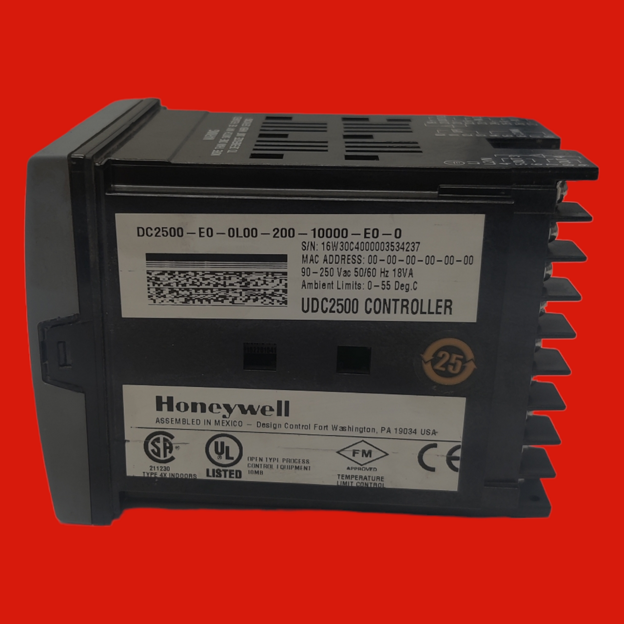 Honeywell UDC2500 (DC2500-E0-0L00-200-10000-E0-0) Hi Limit Controller