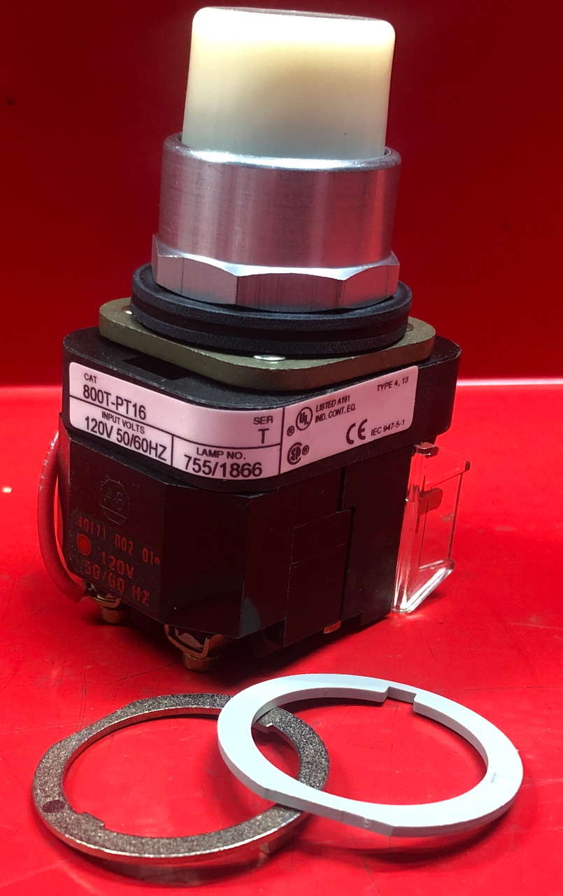 Allen Bradley 800T-PT16W Pilot Light