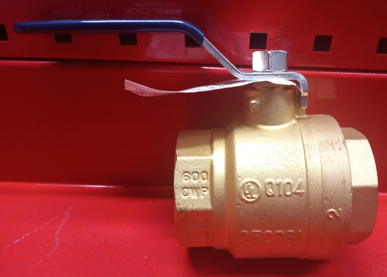 NIBCO TFP600A 2" Female Thread Brass Ball Valve