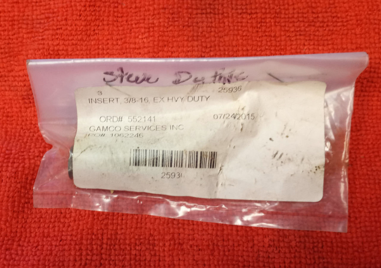 Jergens 25936 3/8-16 EX Heavy Duty Insert Pack Of 3