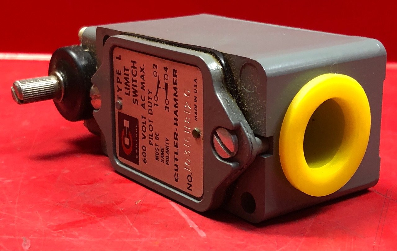 Cutler Hammer Type L 10316H812C Limit Switch  