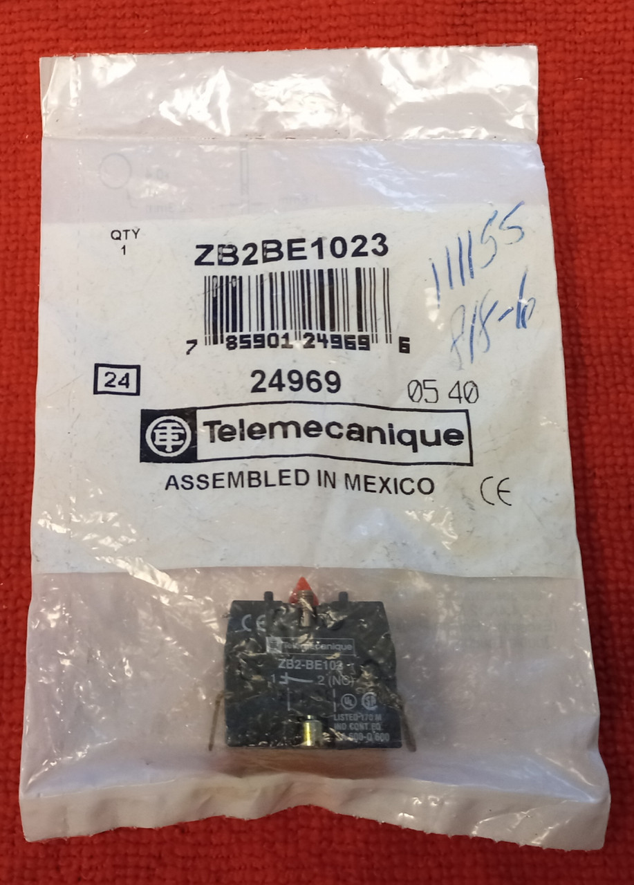 Telemecanique ZB2BE1023 Add On Contact Block