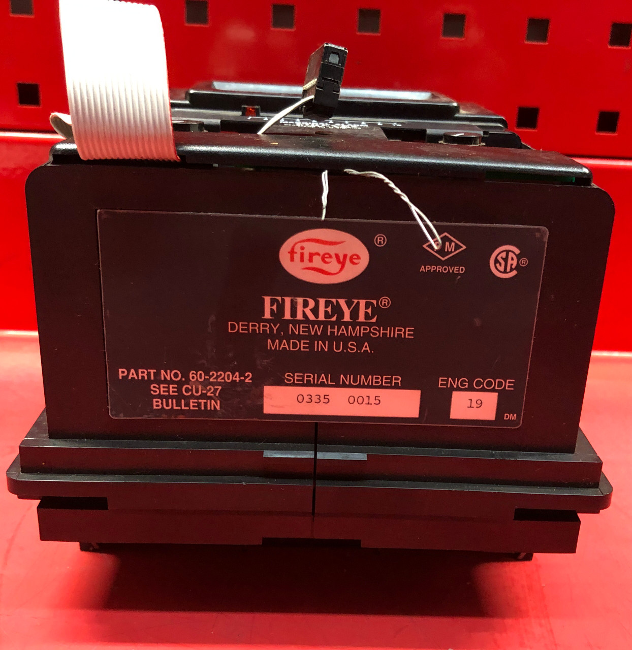 Fireye 60-2204-2 Flame Amplifier Module w/ 60-2207-2 Flame Amplifier & 60-2205 display