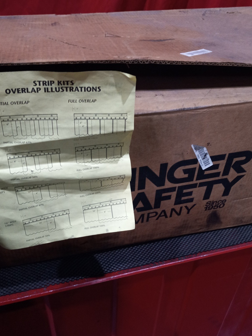 Singer Safety 12'W X 12'H - 12" Strip Door Kit