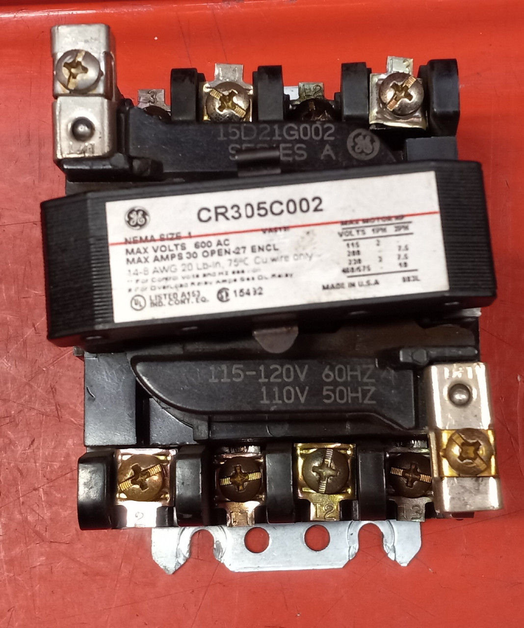 General Electric CR305C002 Magnetic Contactor