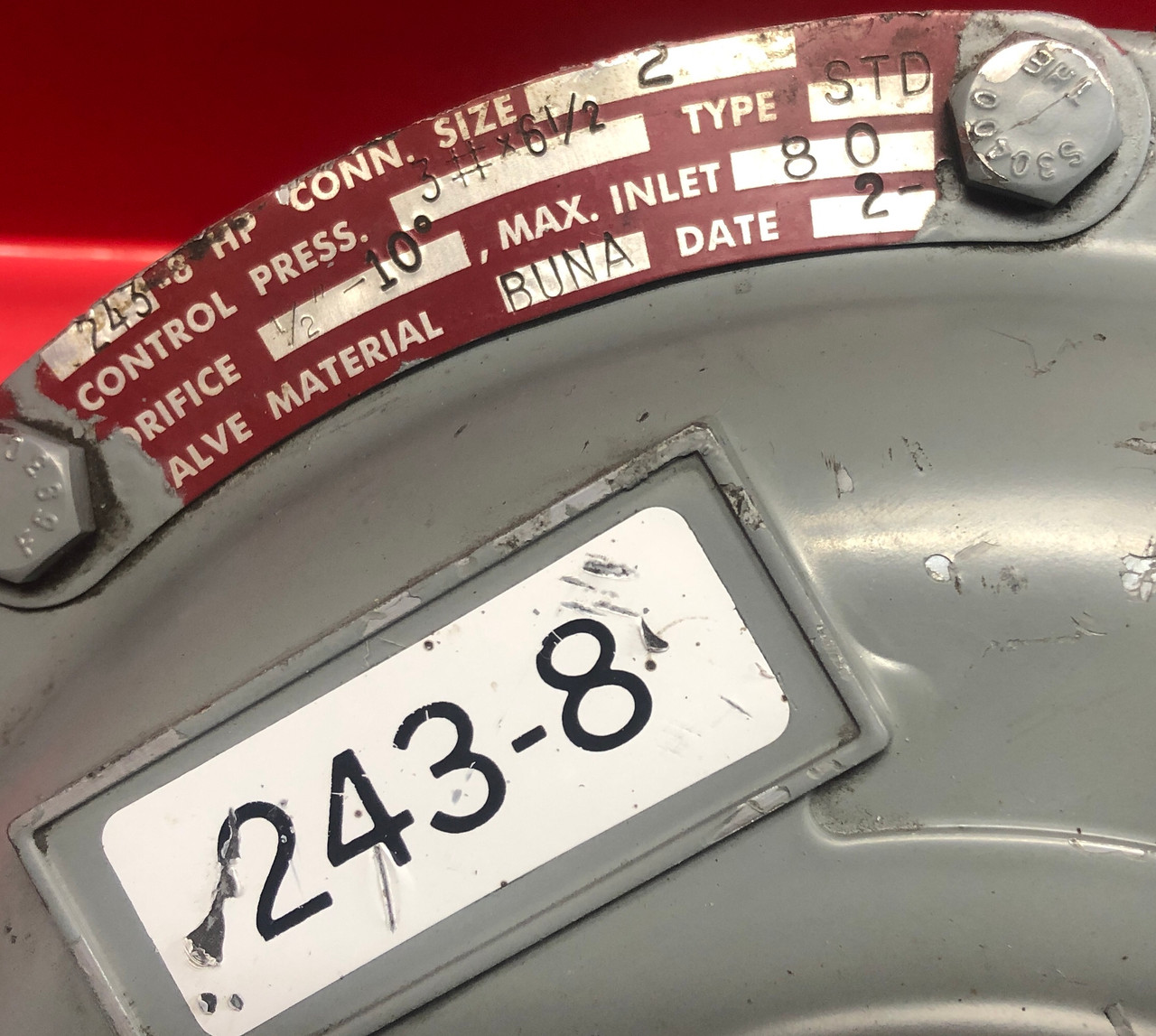 Equimeter 243-8 2-1/4" NPT Regulator (Cadmium Spring)