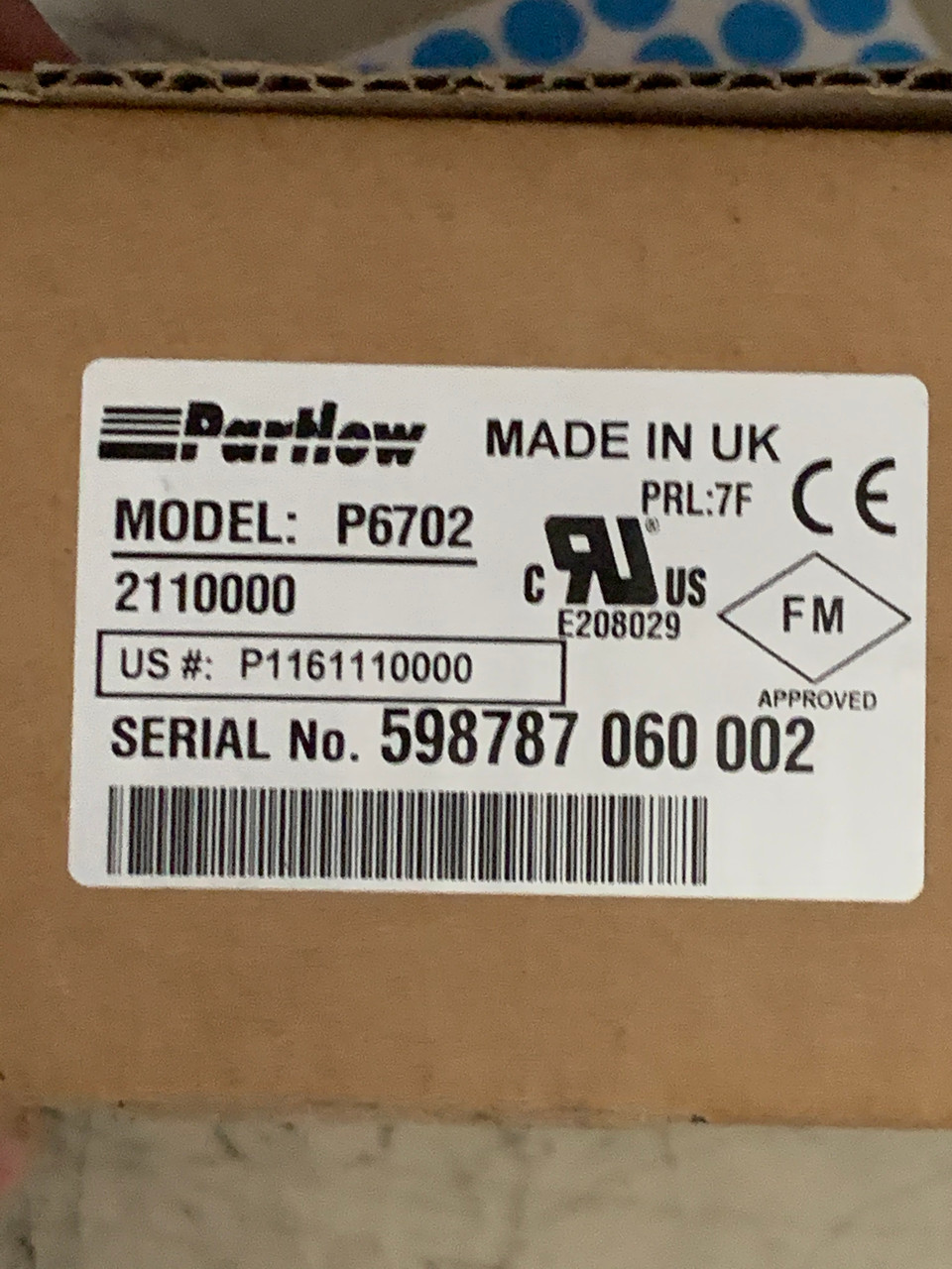 Partlow West 1161+ Limit Controller  2110000