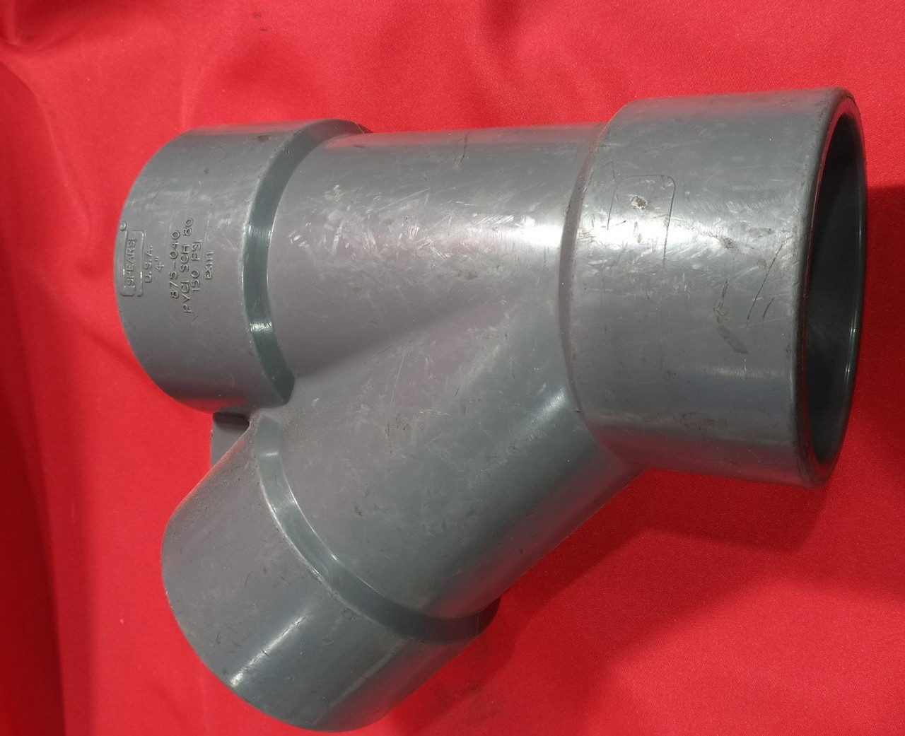 Spears 875-040 4" PVC Y Coupling