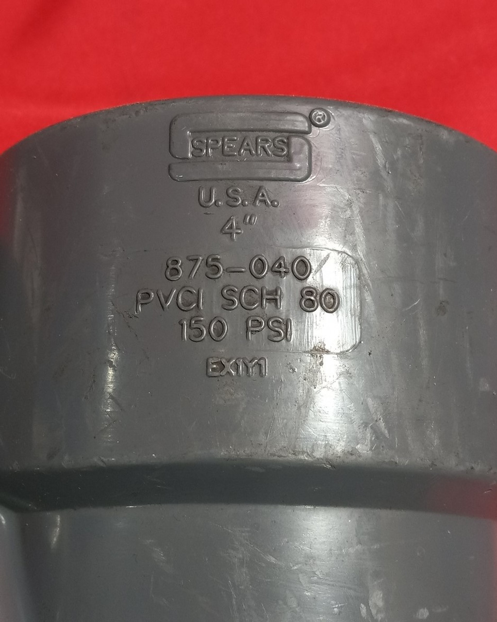 Spears 875-040 4" PVC Y Coupling