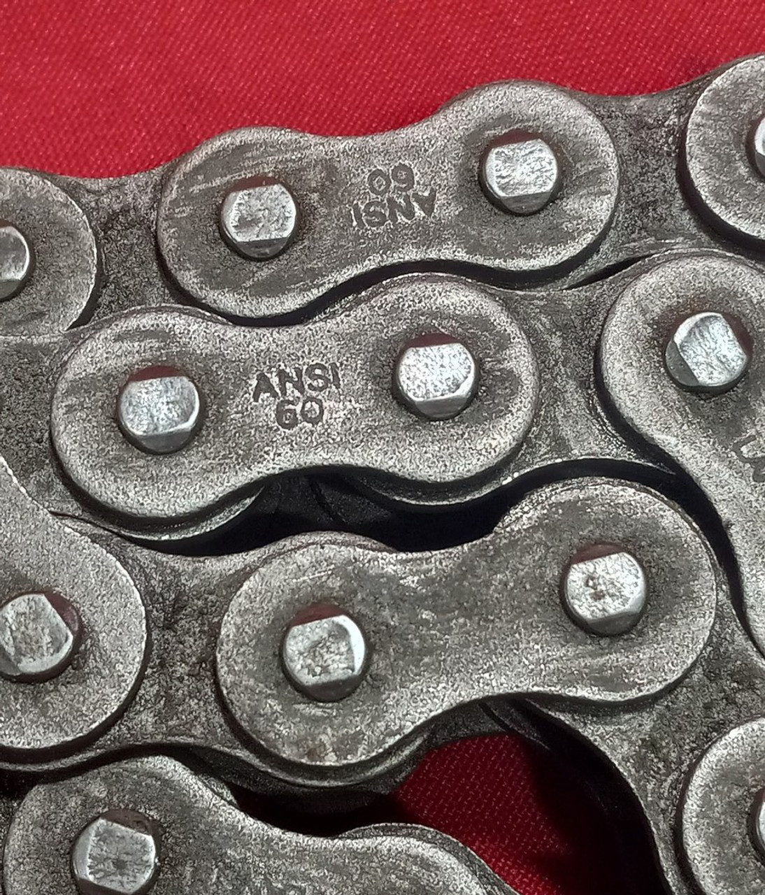 ANSI #60-1 Riveted 19" Roller Chain