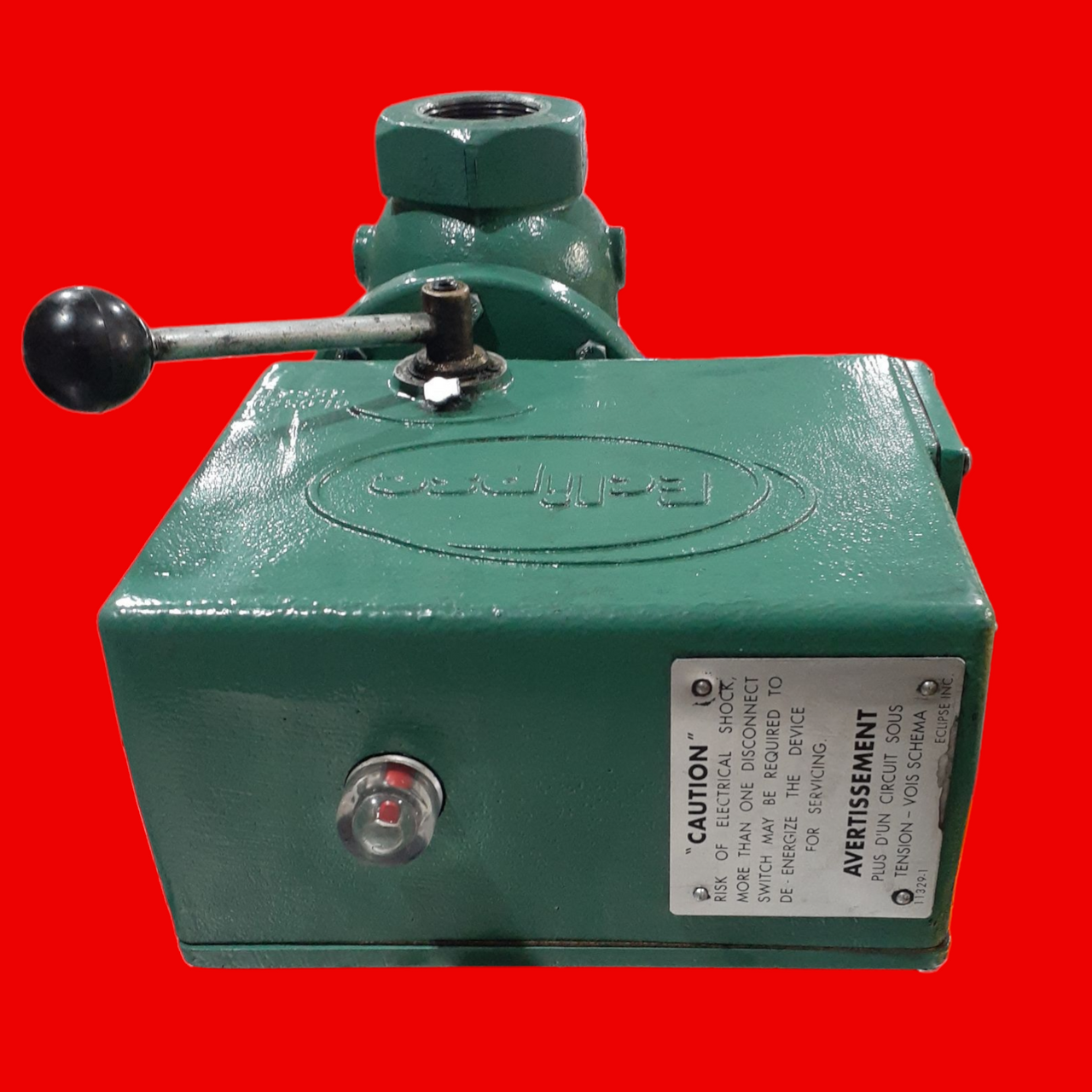 Eclipse Locktite 206LT-IS-3 Manual Safety Gas Shut-Off Valve  1 1/2" NPT 