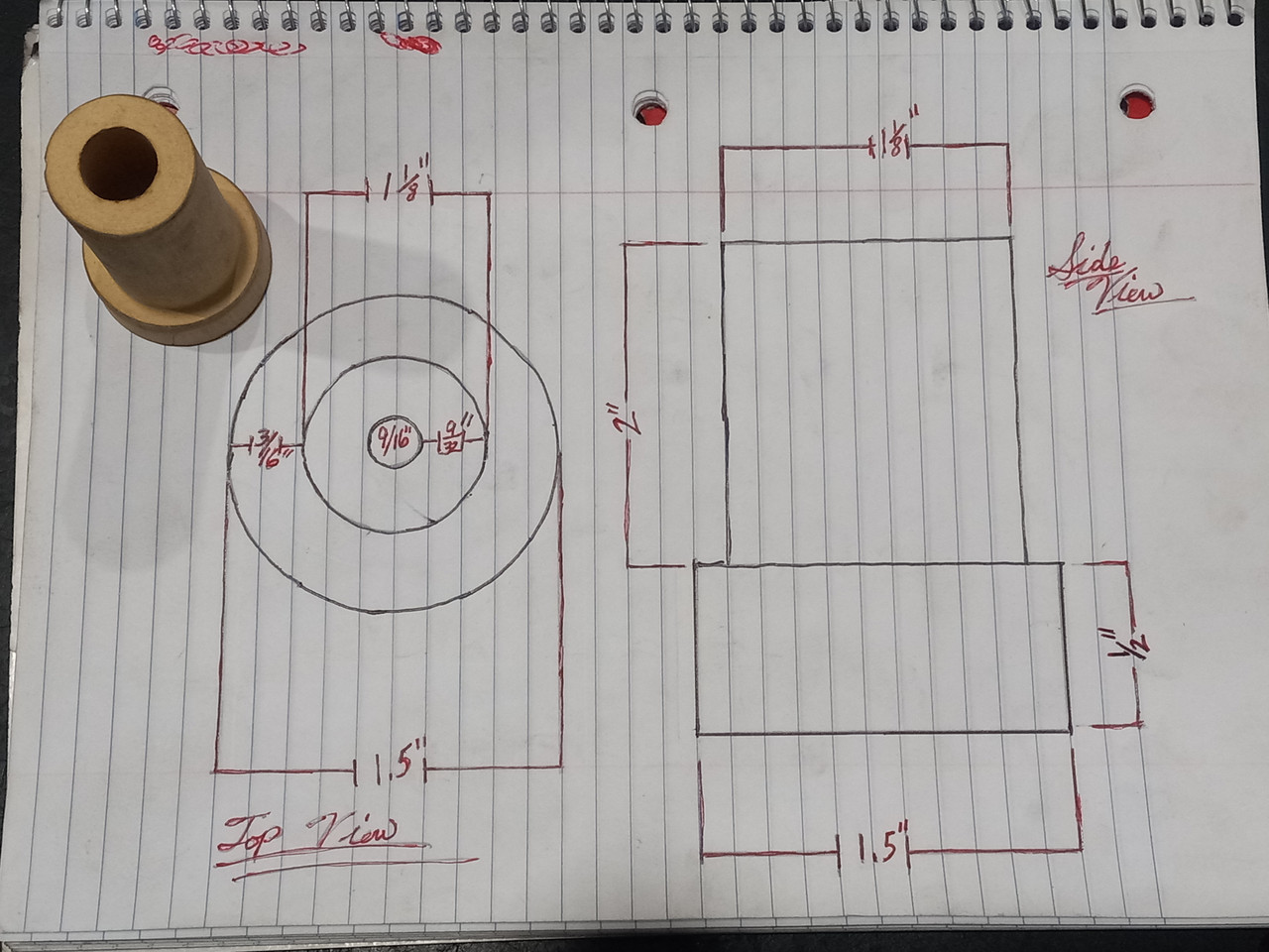 Ceramic Insulator Insert 1-1/2" OD