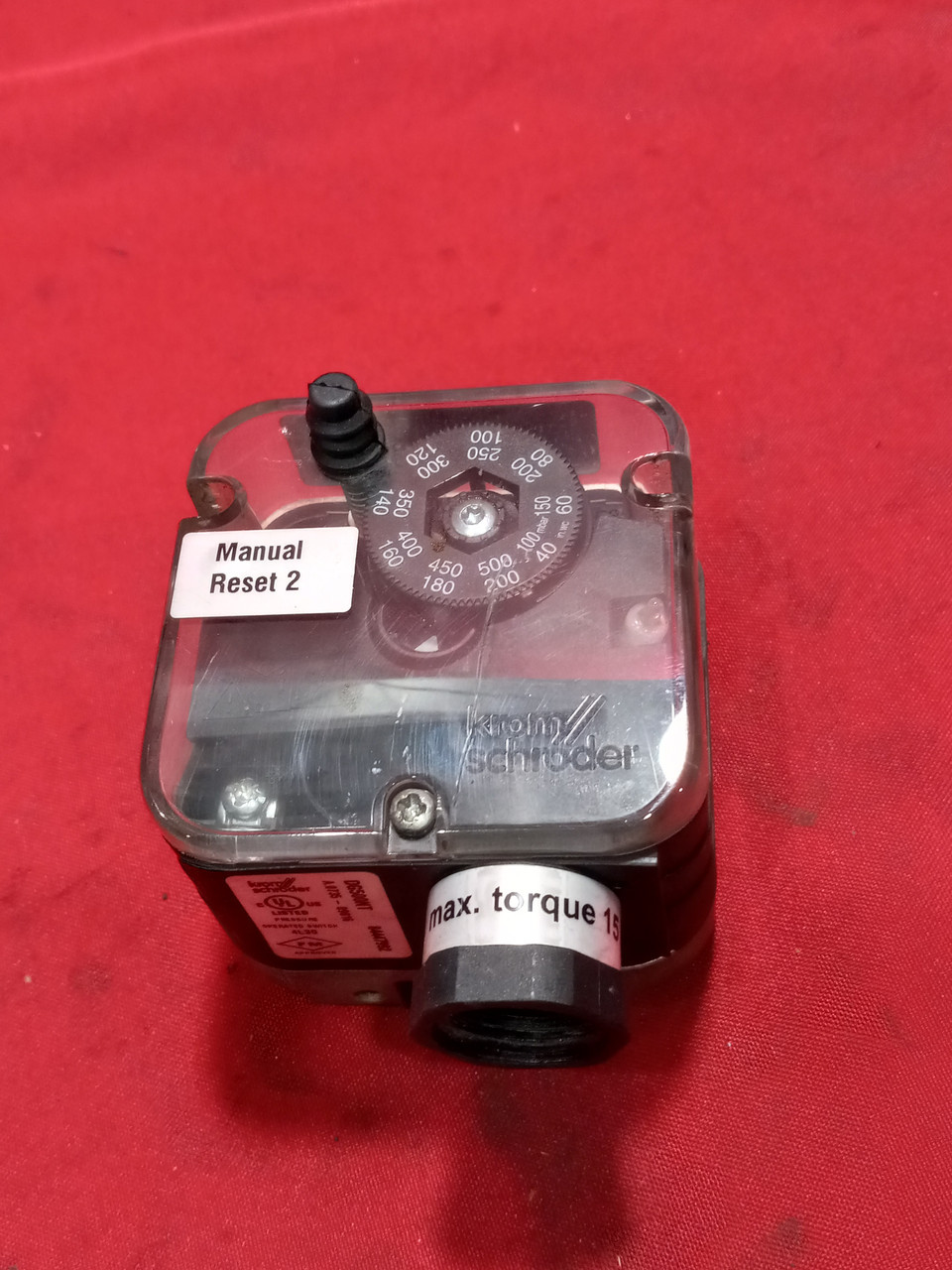 Kromschroder DG500NT Pressure Switch 84447992