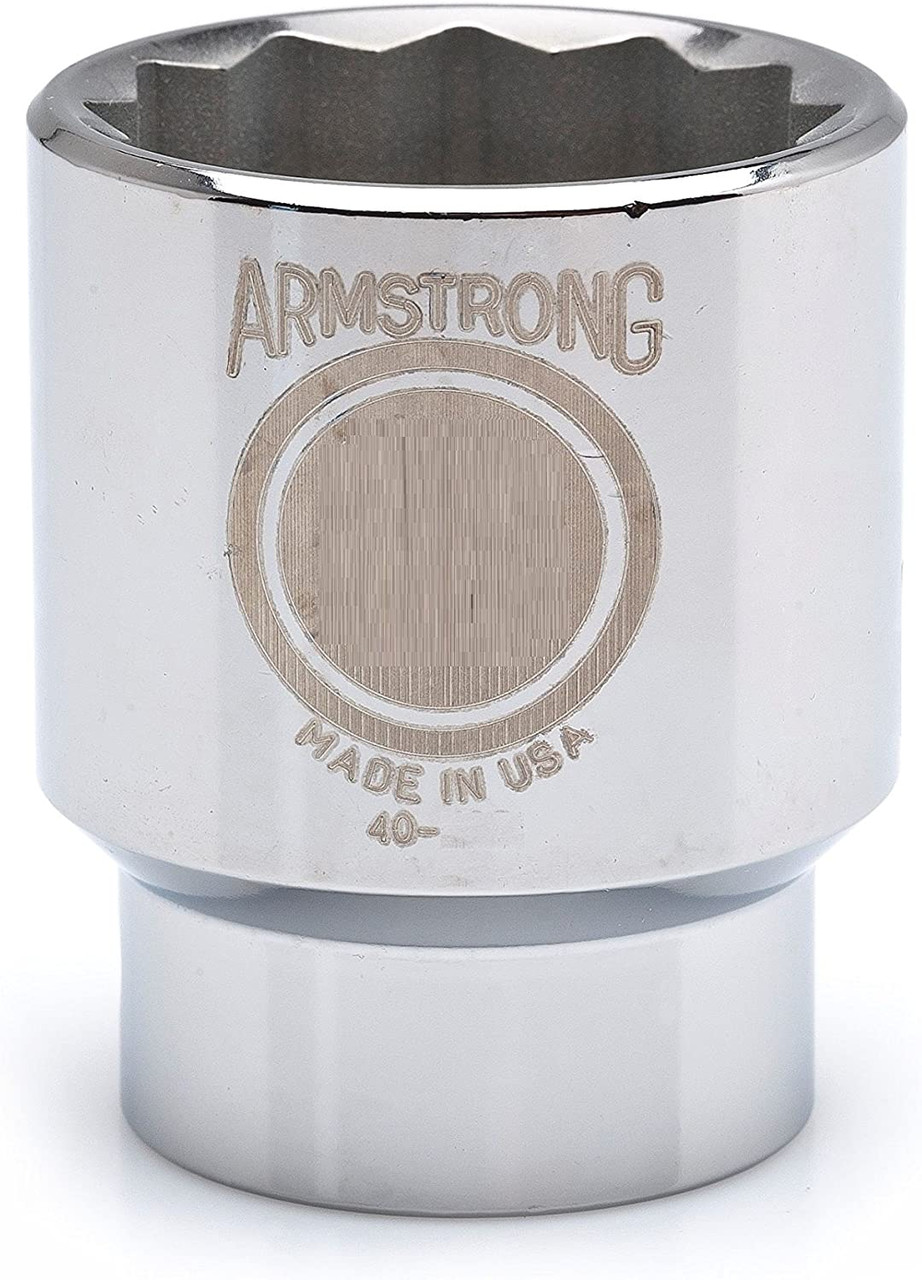 Armstrong 40-146 46mm, 12 Point, 3/4-Inch Drive Metric Standard Socket