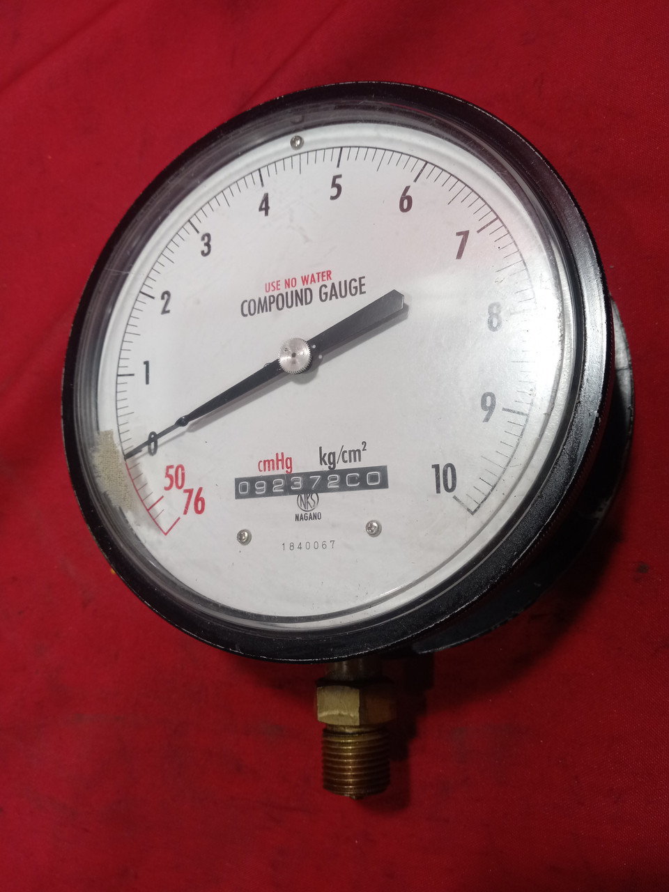 Nagano Compound Gauge -76cmHg - 10kgcm2 