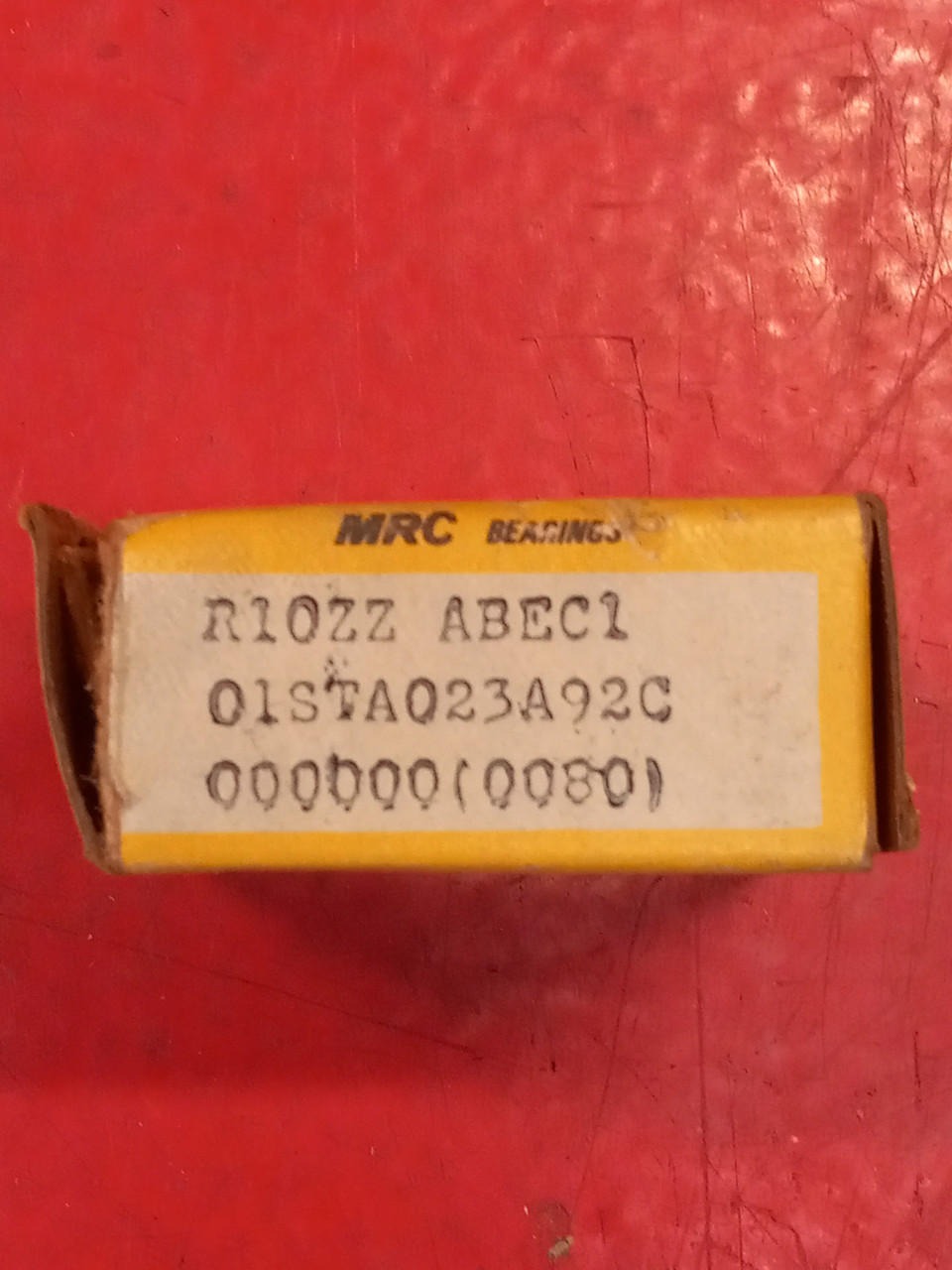 MRC R10ZZ Radial Steel Ball Bearing