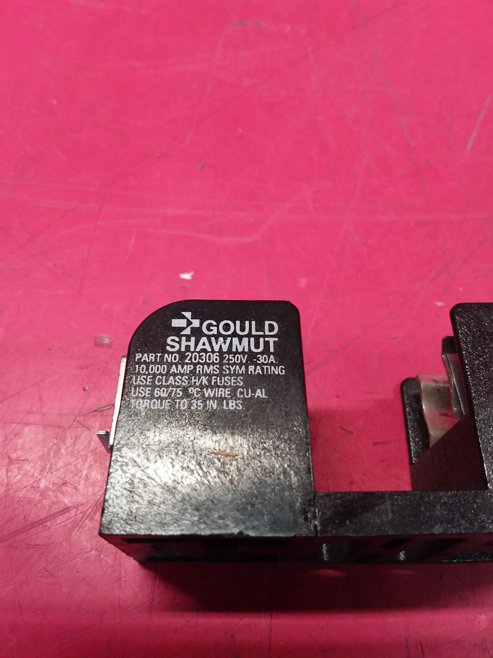 Gould Shawmut 20306 Fuse Block