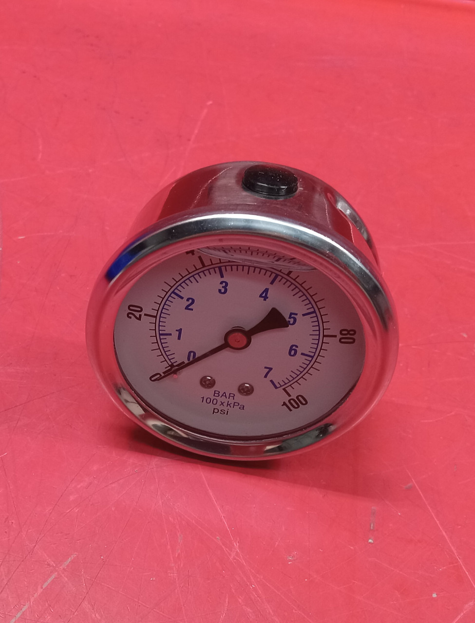 PIC Gauges PRO-202L-254E 0-100psi/kPa/bar, 2-1/2" Dial Pressure Gauge