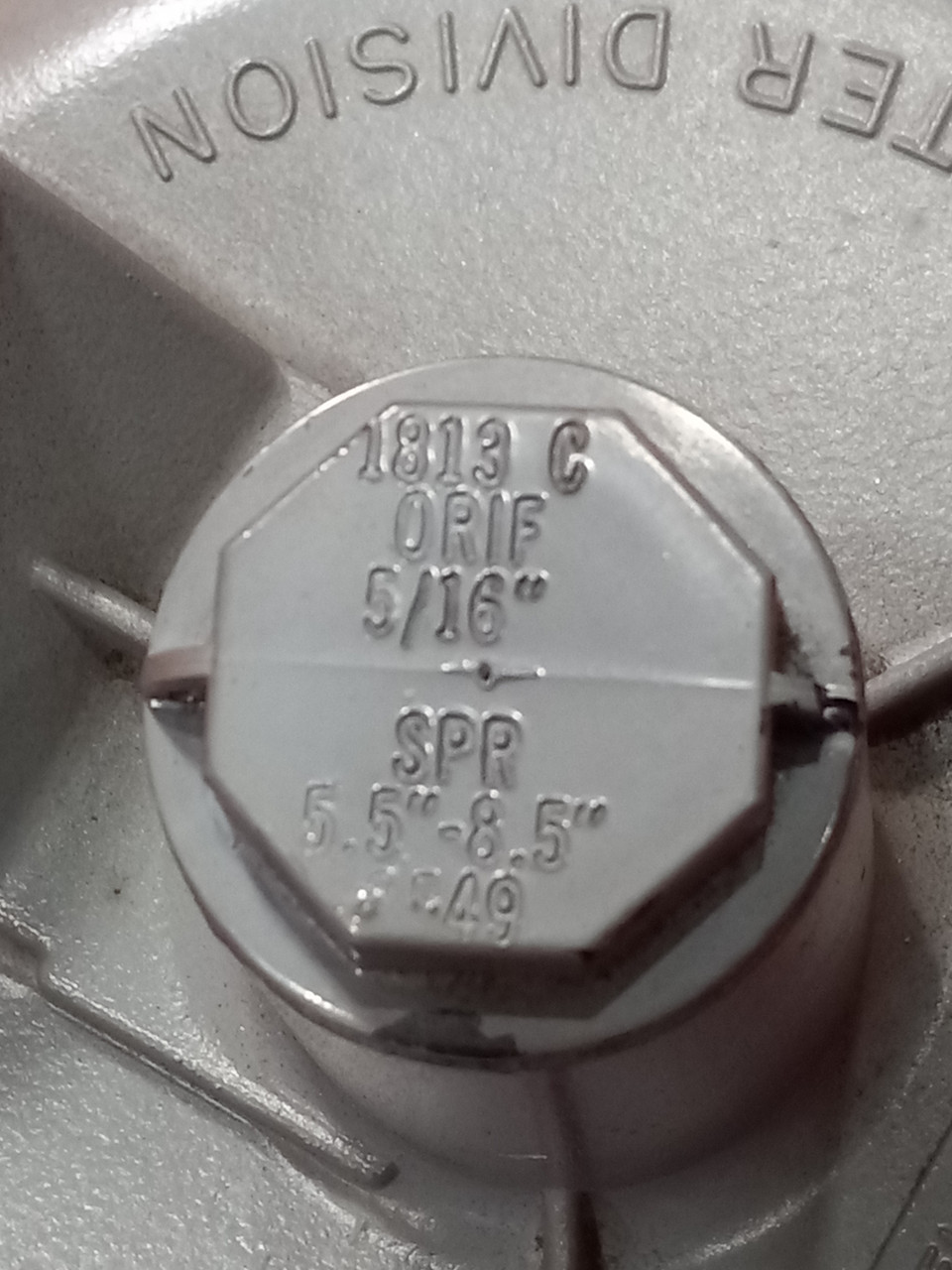 Singer 1813C Gas Regulator 5/16" Orifice