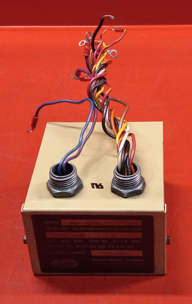 Barber Colman 658A-00002 Current to Position Converter