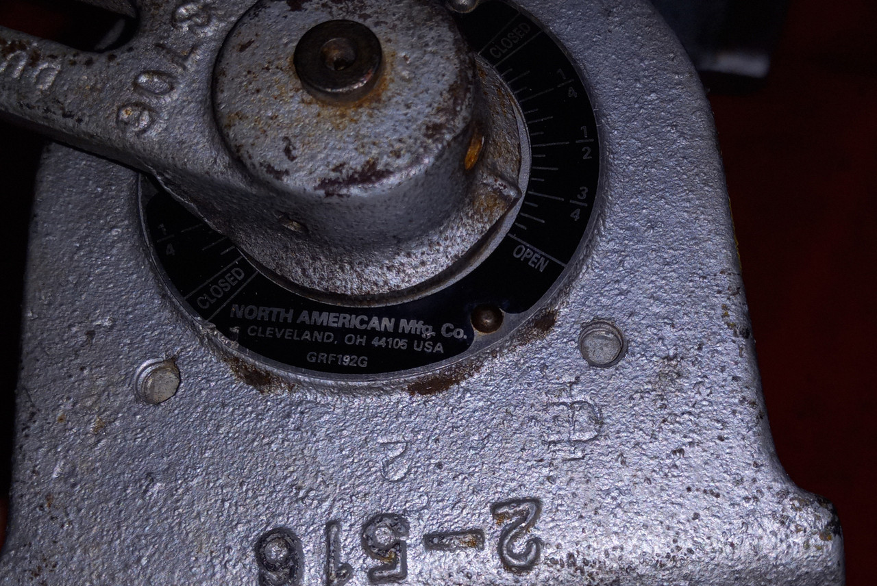North American 1008A Adjustable Port Valve 
