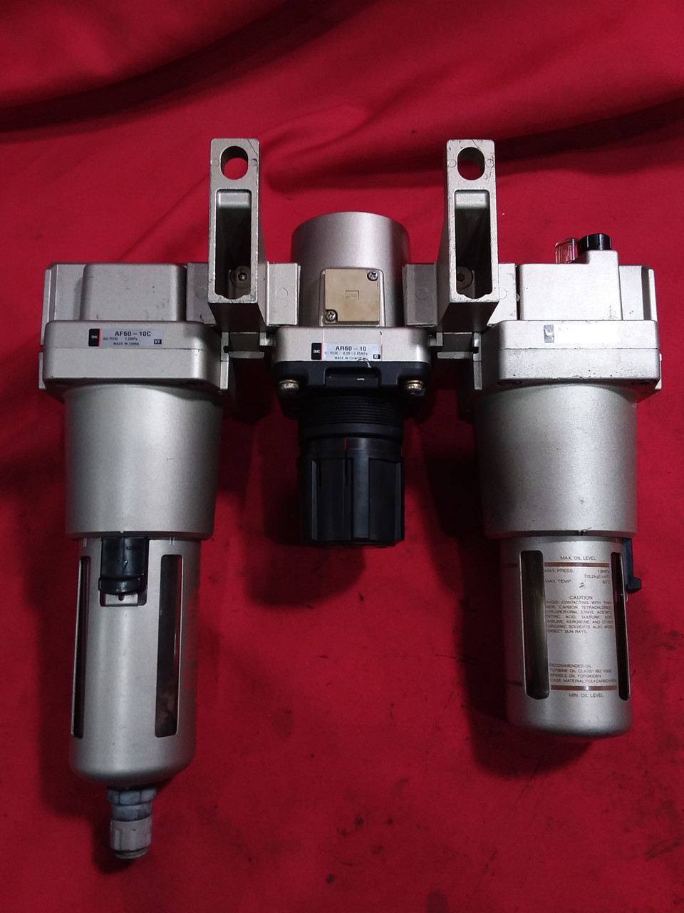 SMC AC60-10, Air Filter, Regulator and Lubricator (F.R.L.) Unit