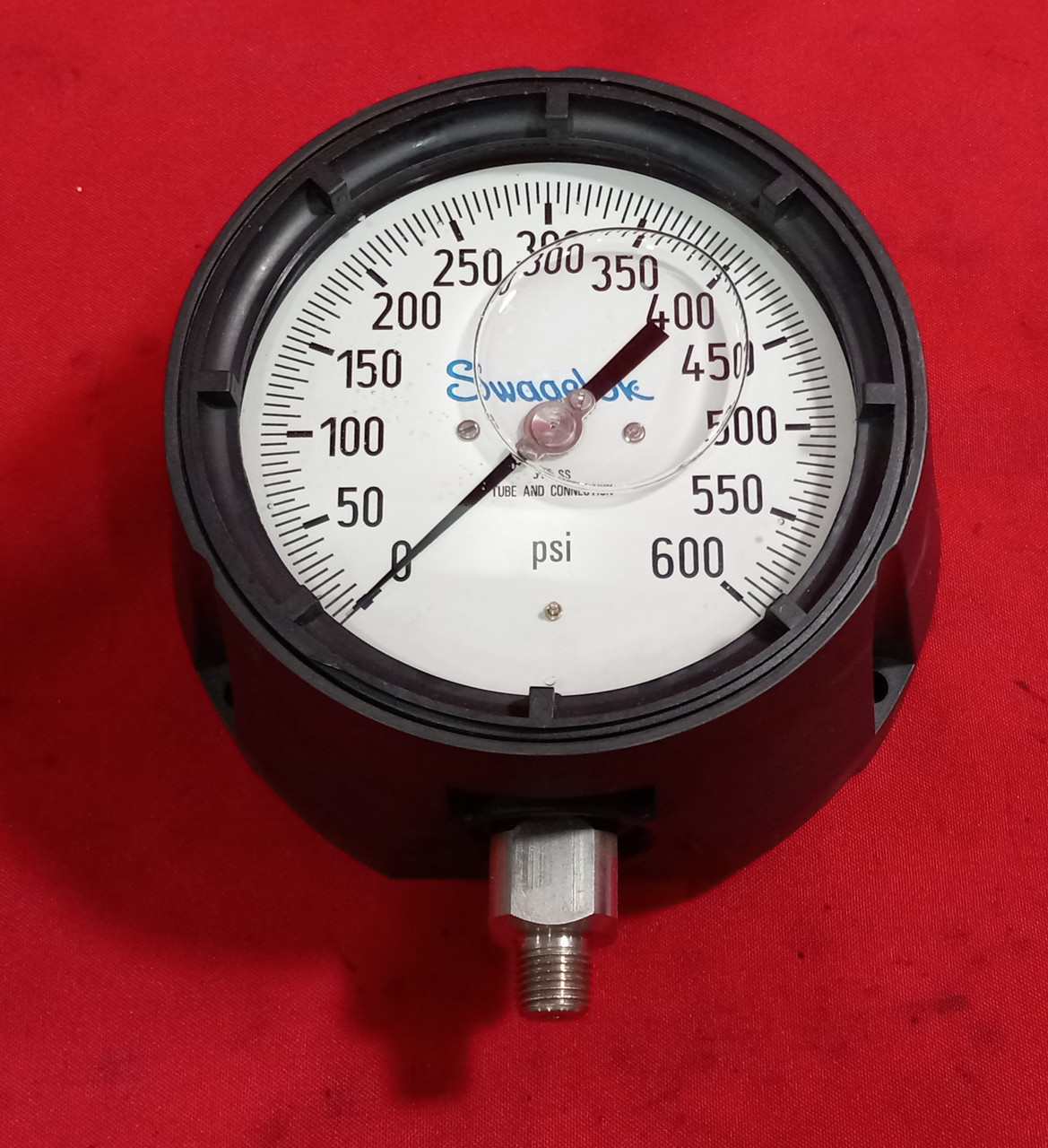 Swagelok 0-600 psi Liquid Filled Pressure Gauge 