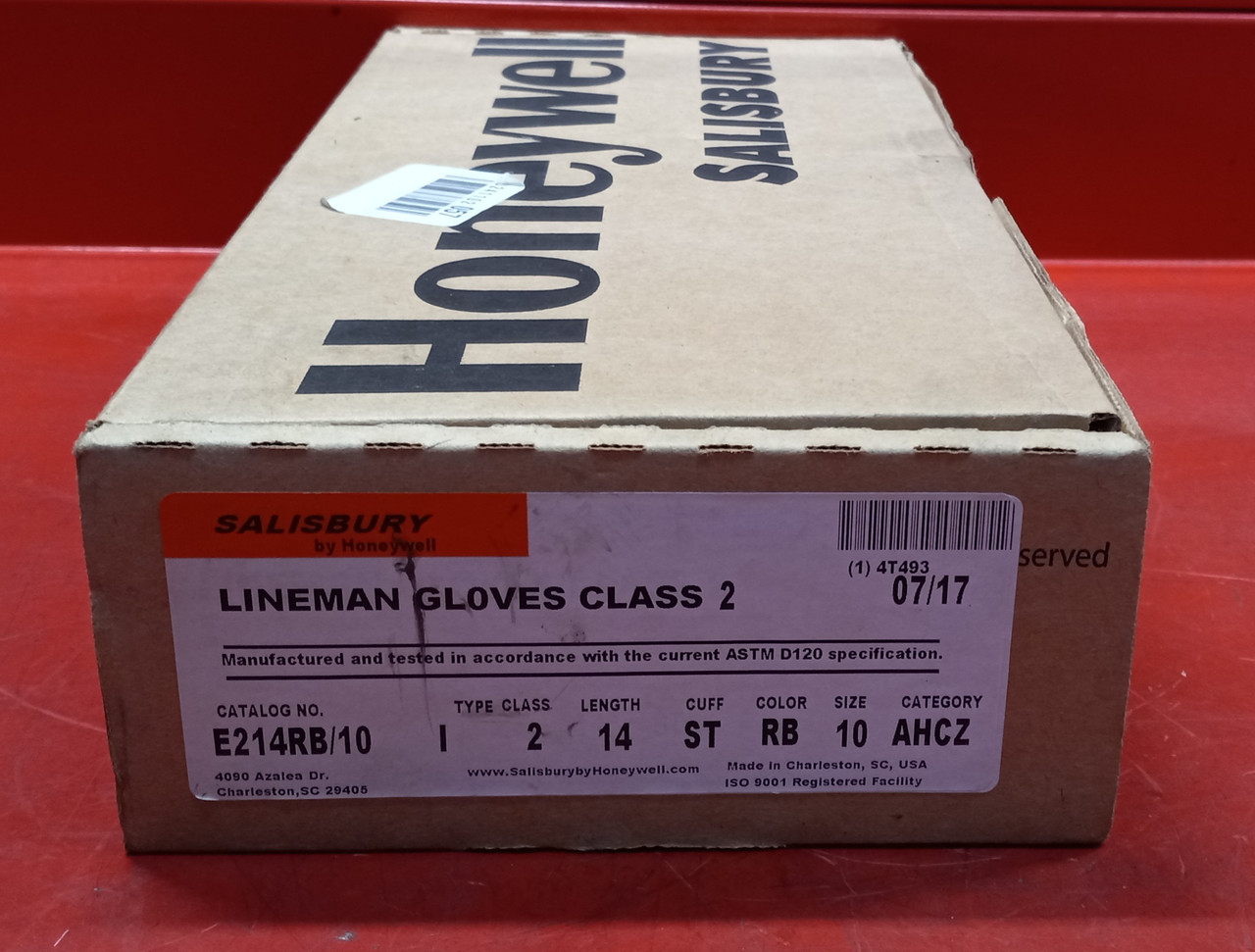 Honeywell Salisbury E214RB/10 Lineman Gloves 