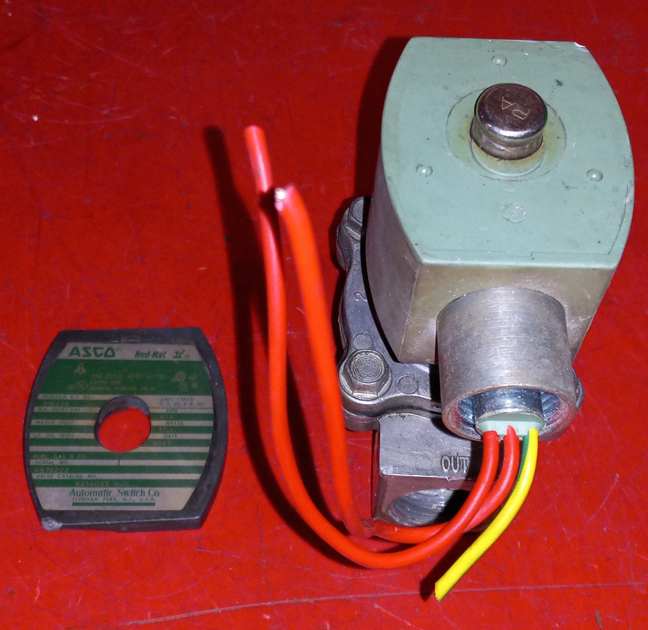 Asco 8214G33 3/4" Normally Open, 0/5# Solenoid Vent Valve (W/O Cap)