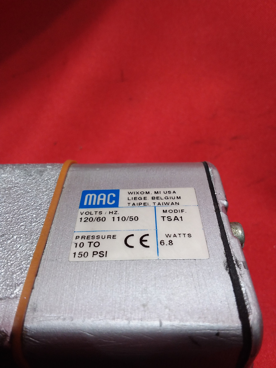 Mac Valves 1333G-111D-16 Pneumatic Actuated Valve