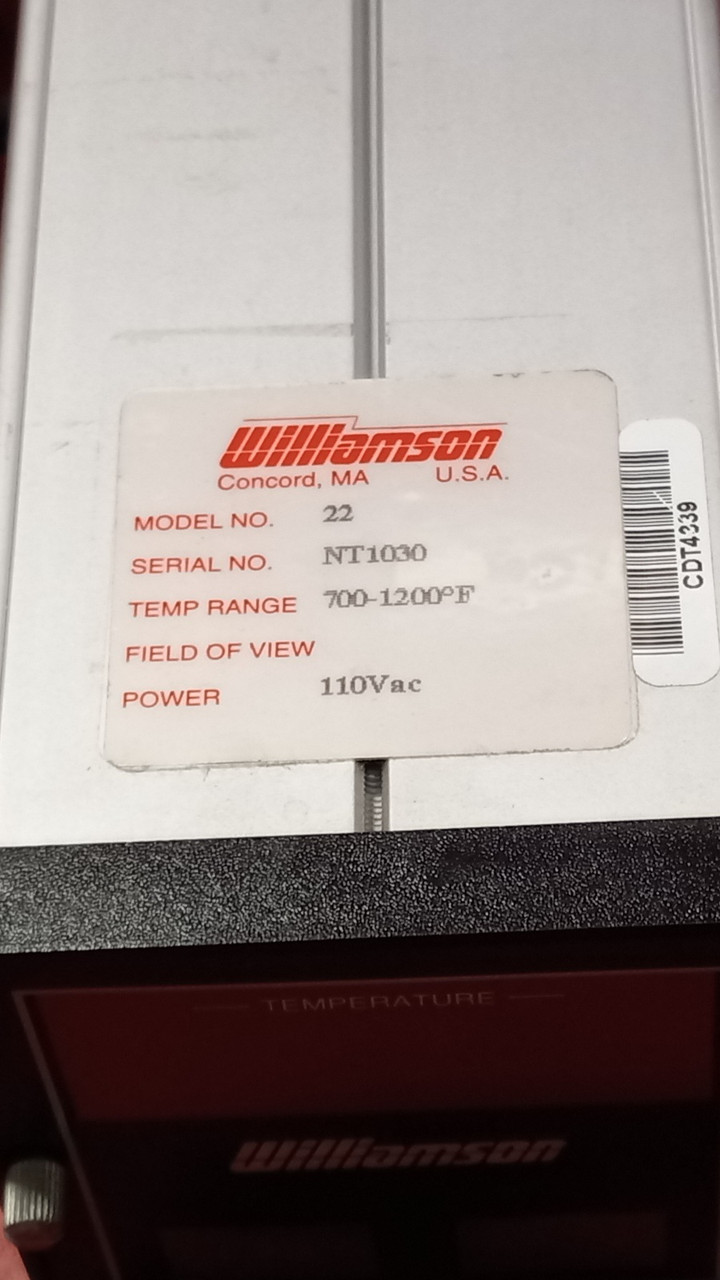 Williamson Model 22 Temperature Controller