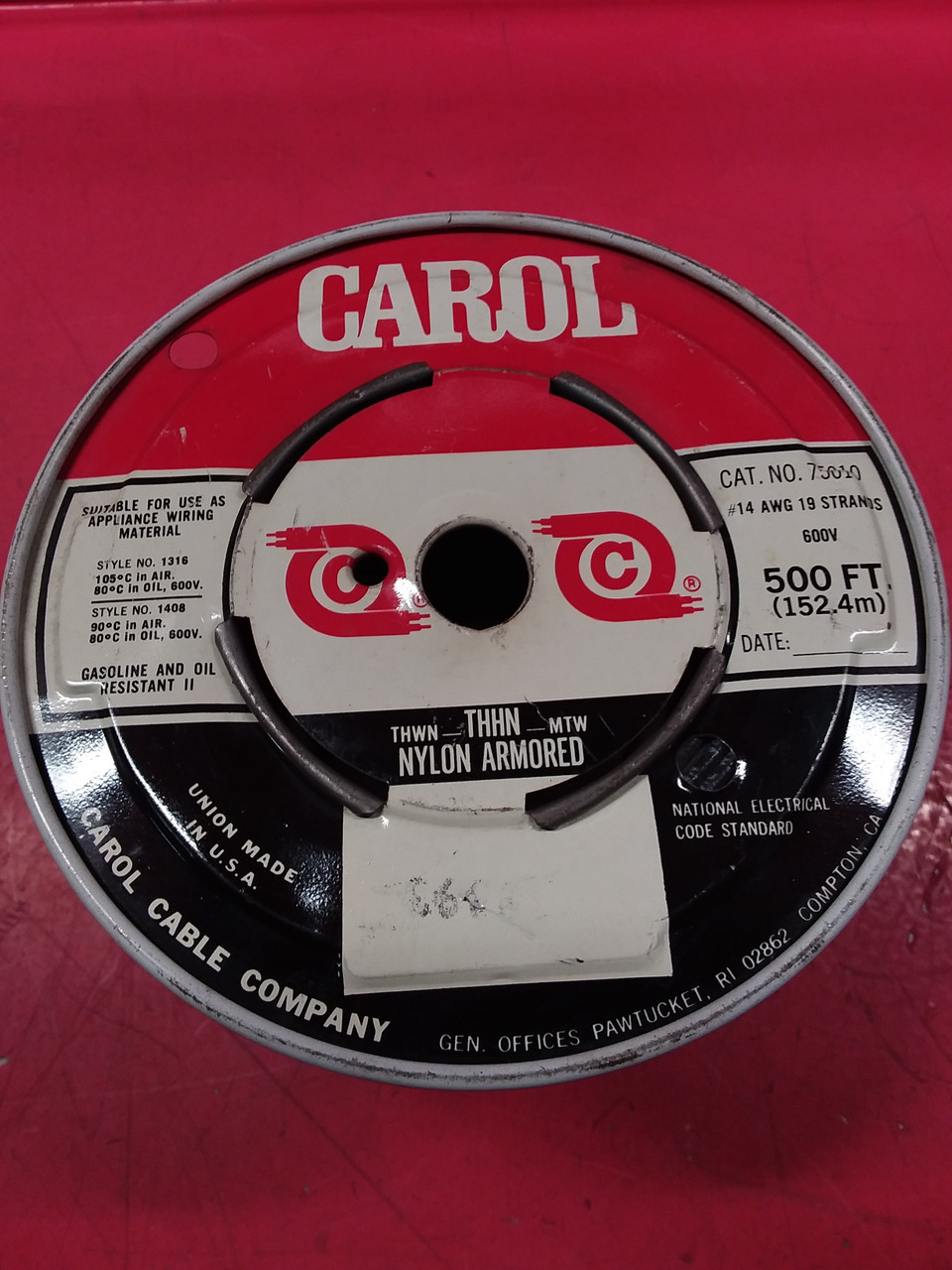 Carol Wire Spool-75010 Black 