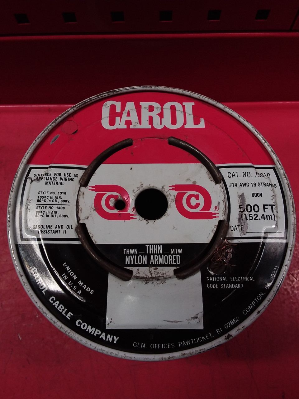 Carol Wire Spool-75010 Black 