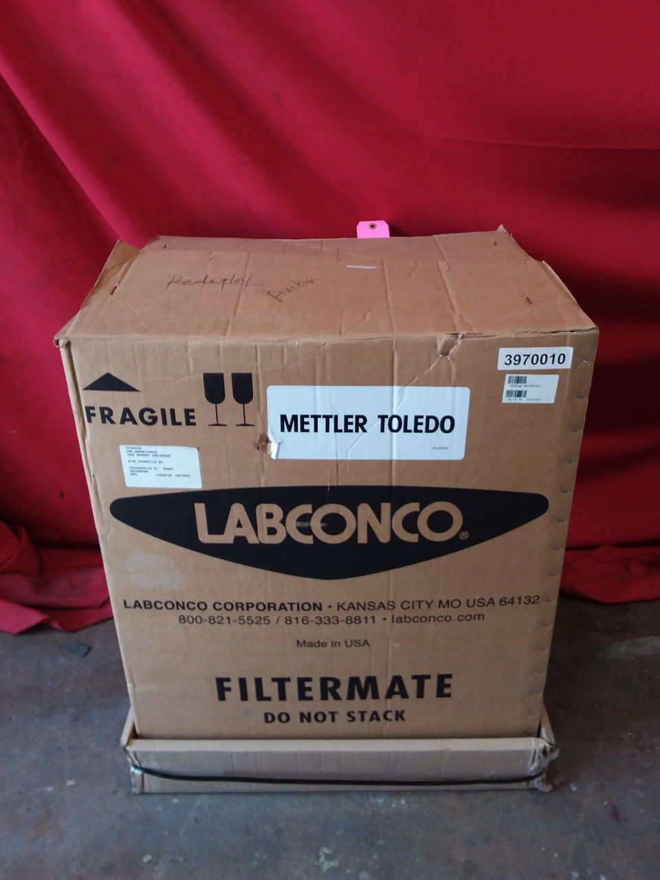 Mettler Toledo Labconco Filtermate 3970010 Hepa Filter Exhauster