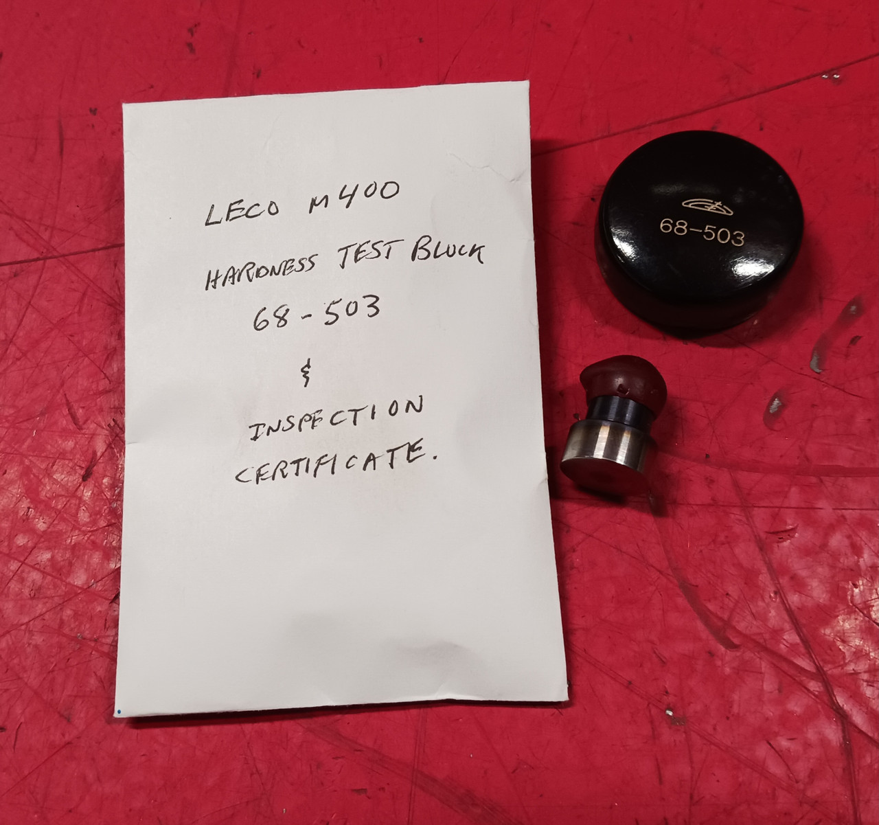 Leco M400 Hardness Test Block