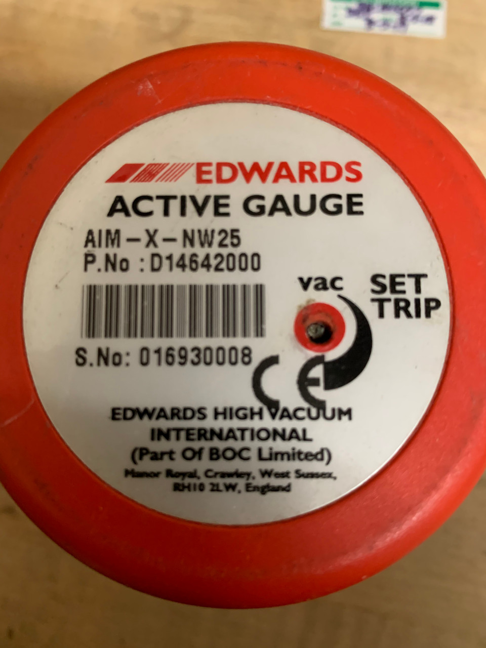 BOC EDWARDS ACTIVE GAUGE D14642000 AIM-X-NW25 D14642000