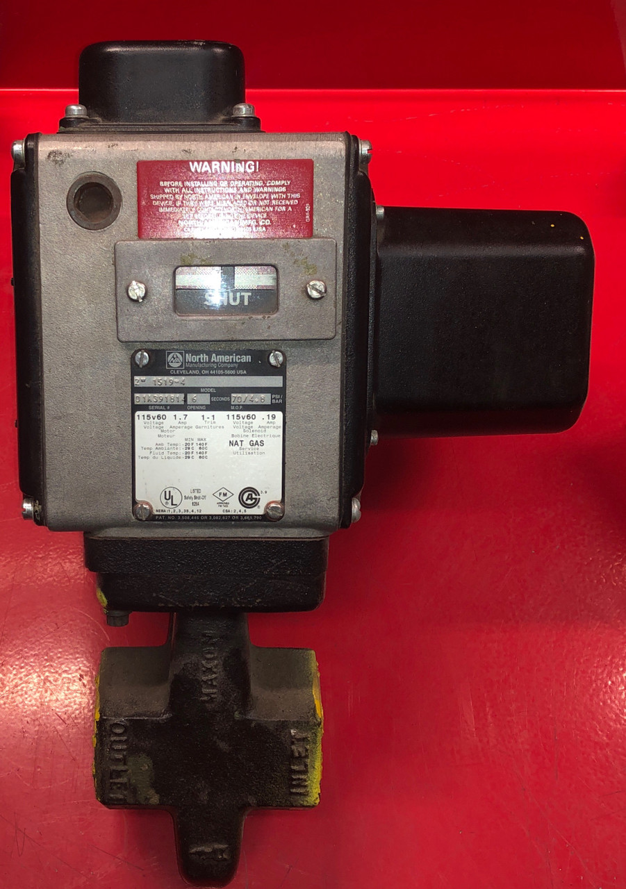 North American 2" 1519-4 Automatic Safety Valve - Reconditioned