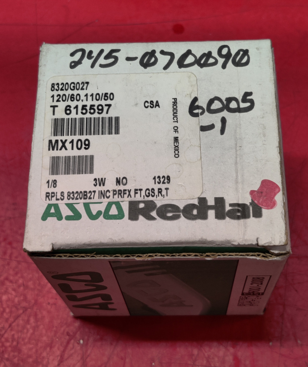 Asco 8320G027 Solenoid Valve 