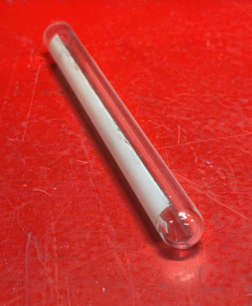 Glass Test Tube 4-1/4", 8mm ID, 10.33mm OD, 1.14mm Thick