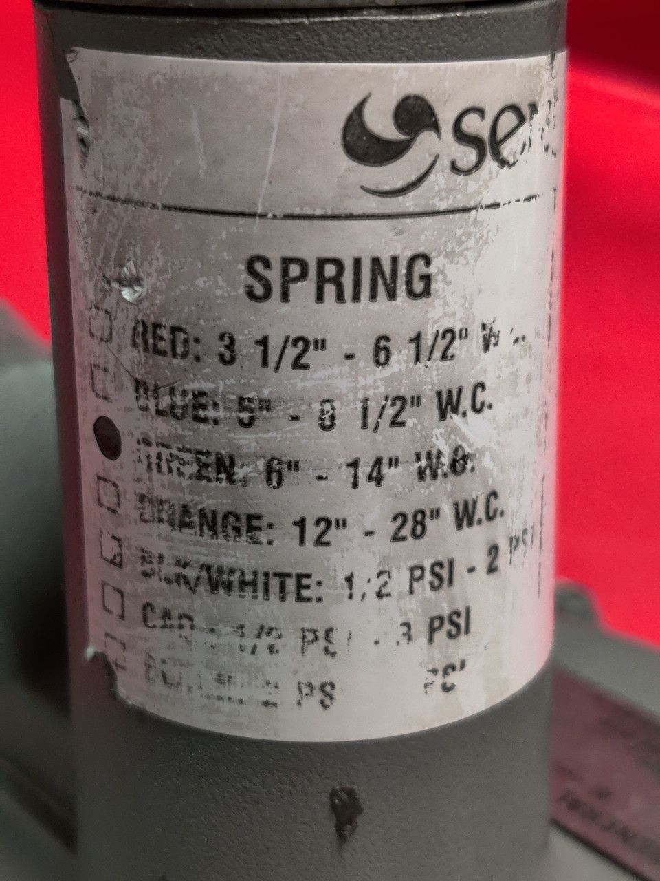 Sensus 143-80 Service Regulator 3/4", Green Spring