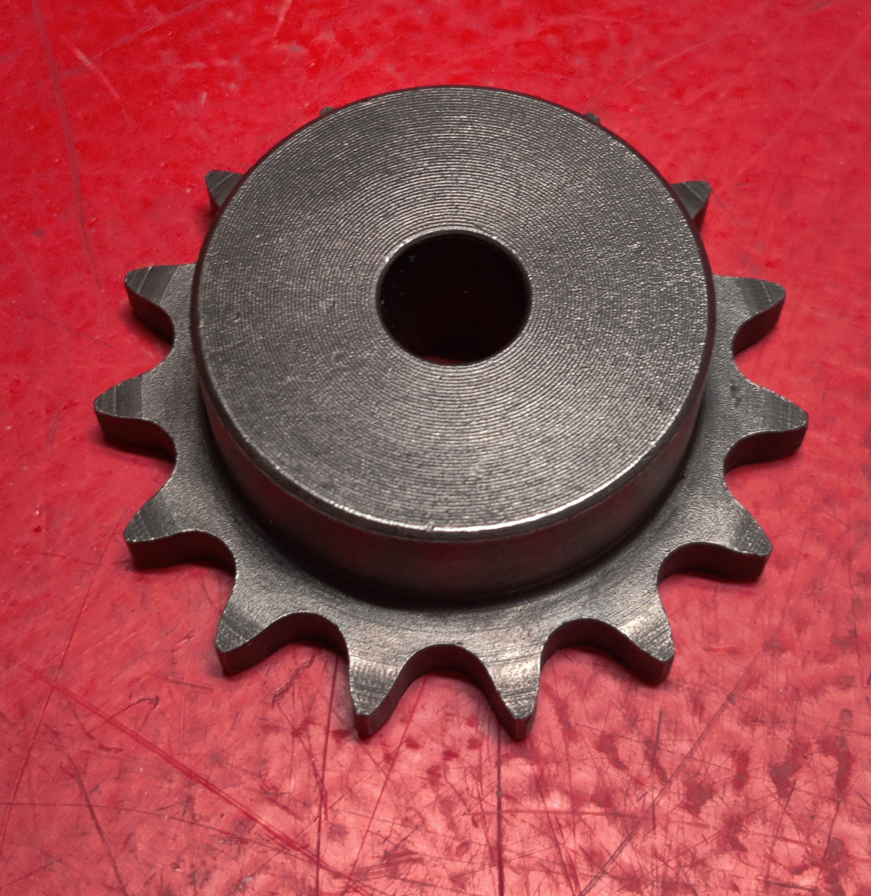 Martin 40B15 Sprocket, 40 Chain, 1/2" Pitch, B Style, Plain Bore, 15 Teeth