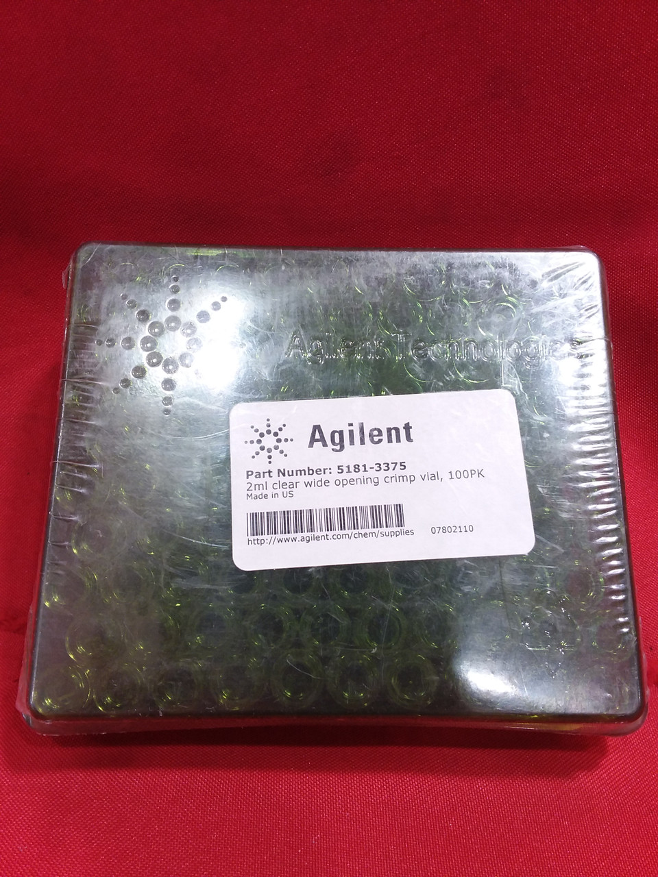 Agilent 2 mL Crimp Top Vials, 100PK- 5181-3375