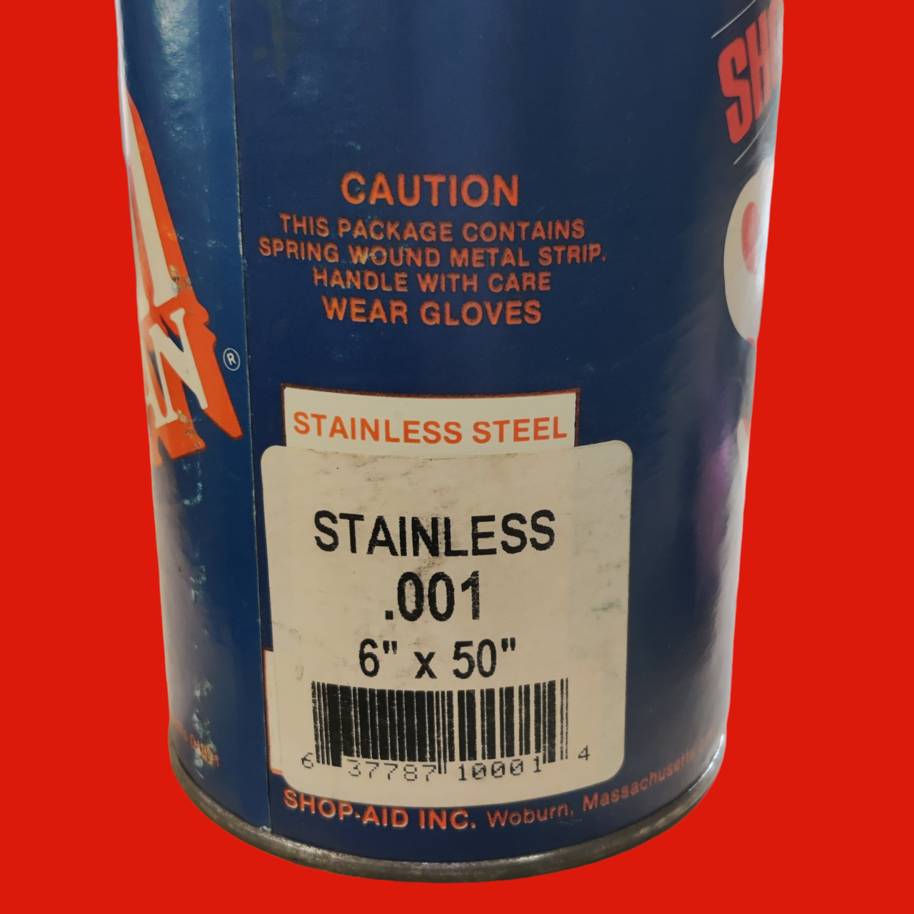 Shop-Aid Shim In A Can .001, 6" x 50'