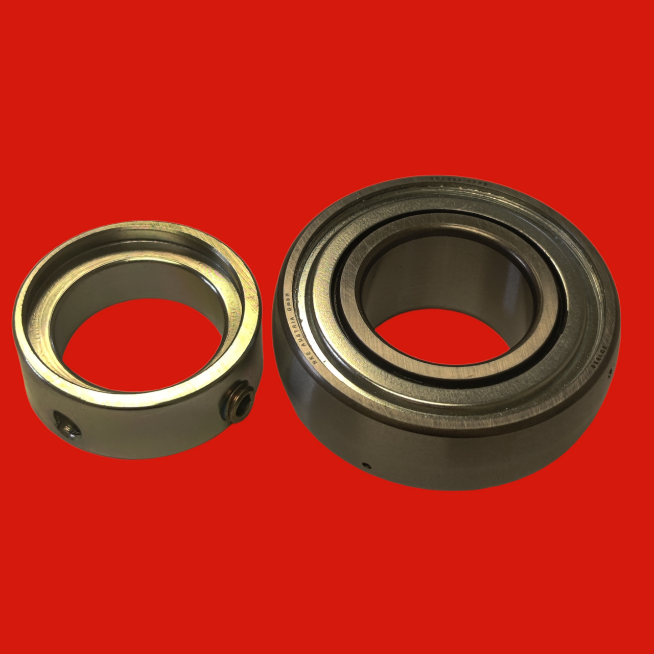 INA GRAE30NPPB Ball Insert Bearing - Cylindrical Bore, 30 mm ID, Eccentric Collar Locking