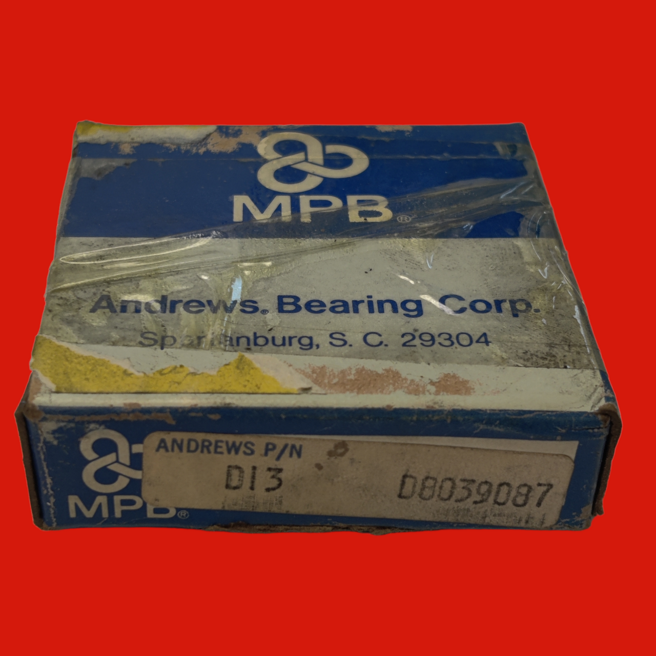 Andrews Bearing Corp. D13 Banded Thrust Bearing