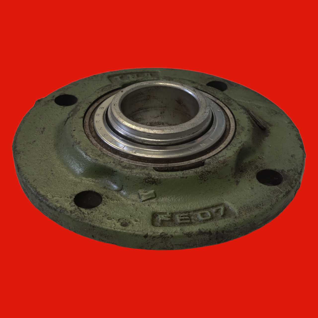 INA GE35KRRB Round 4 Bolt Radial Bearing Unit 
