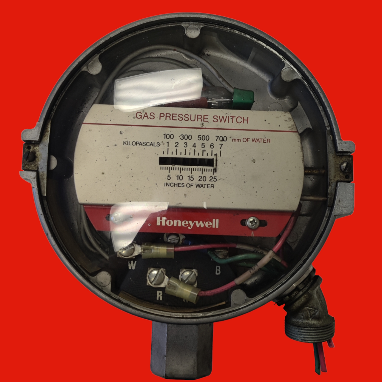 Honeywell C437J 1008 Gas Pressure Switch